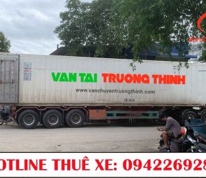 Giá thuê container chở hàng từ Sài Gòn đi tỉnh – Vận tải Trường Thịnh