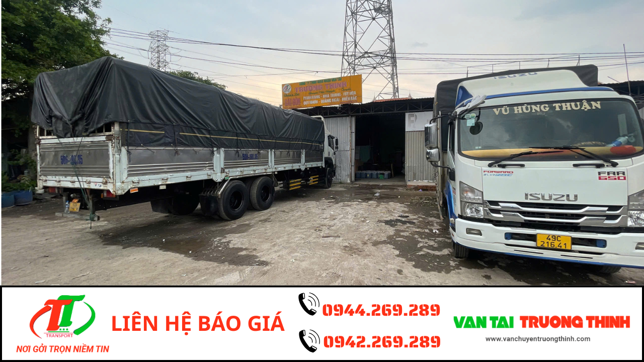 gui hang di cac tinh mien trung